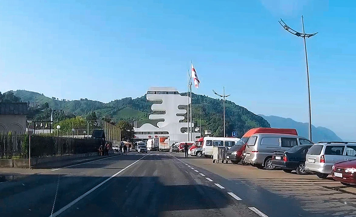 Грузино турецкая граница Сарпи