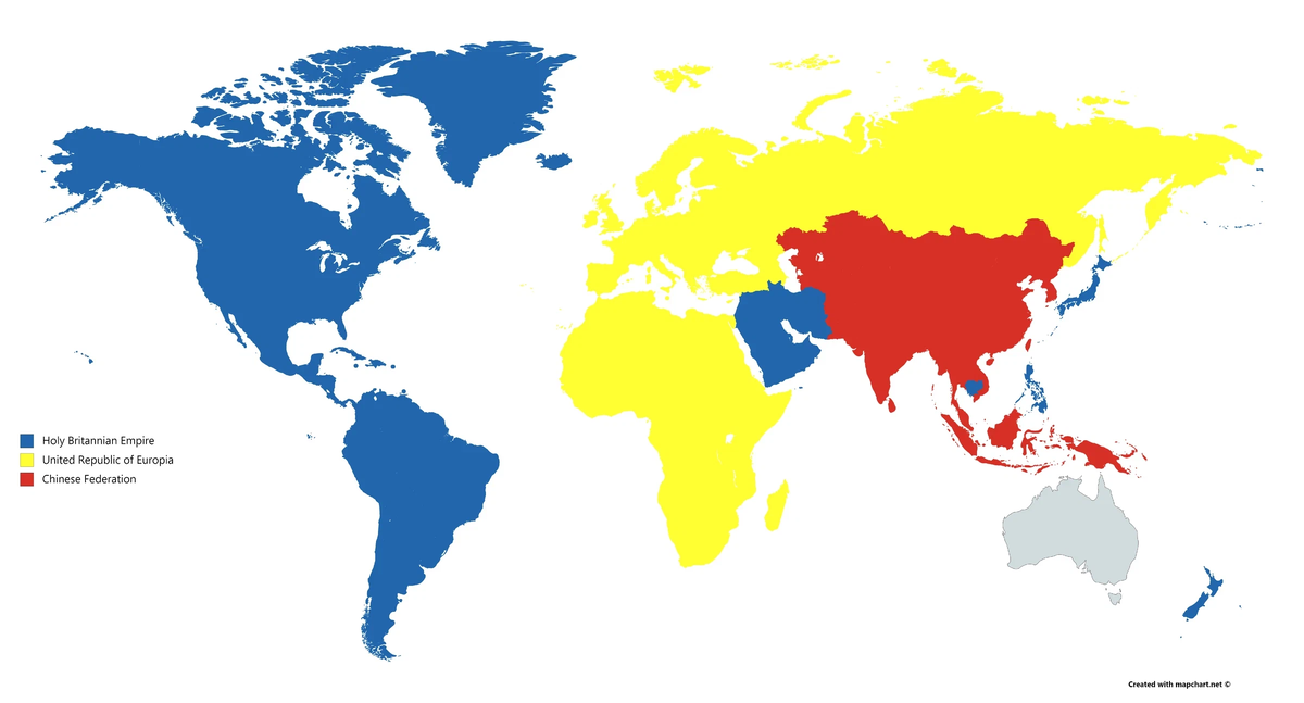 Священная британская империя карта