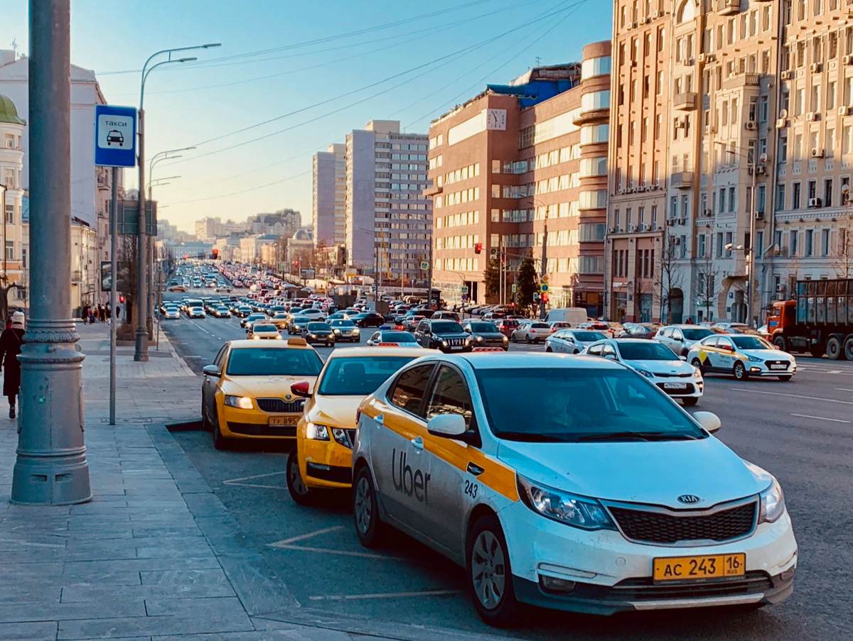 Стоянки такси москвы