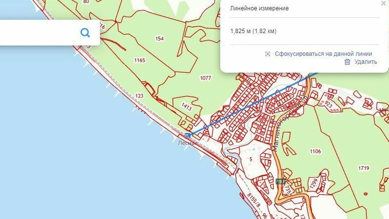 Кадастровая карта лазаревское