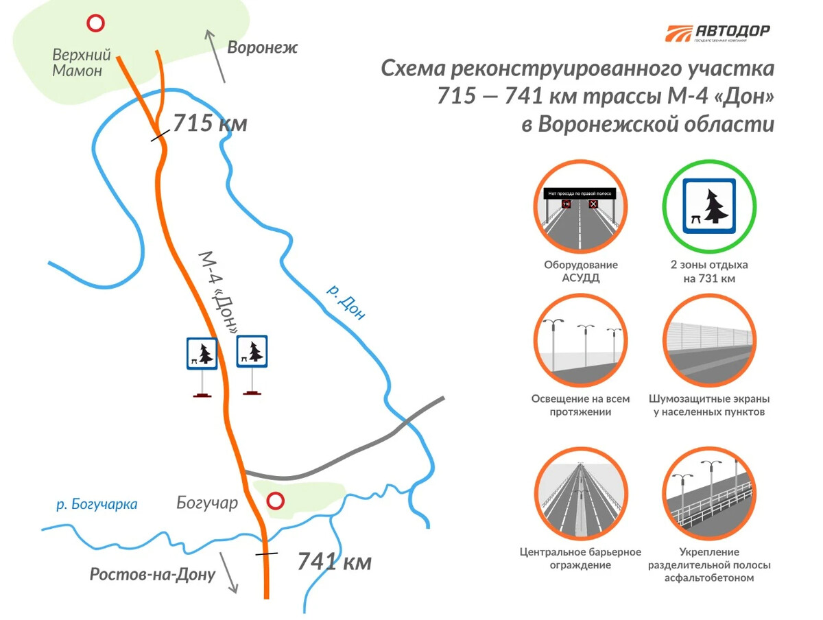 Карта для проезда по платной дороге м4