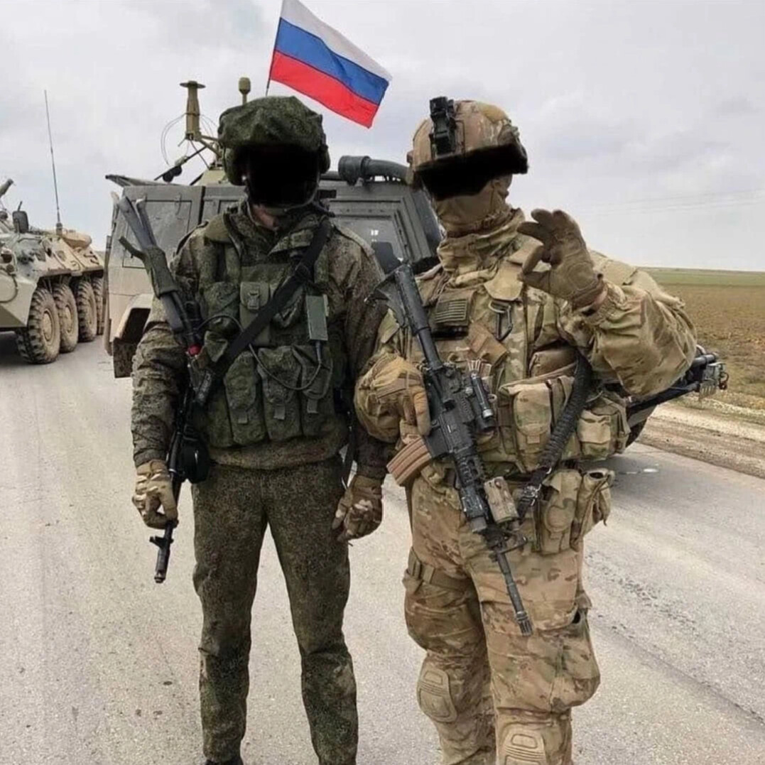 солдат сша и россии