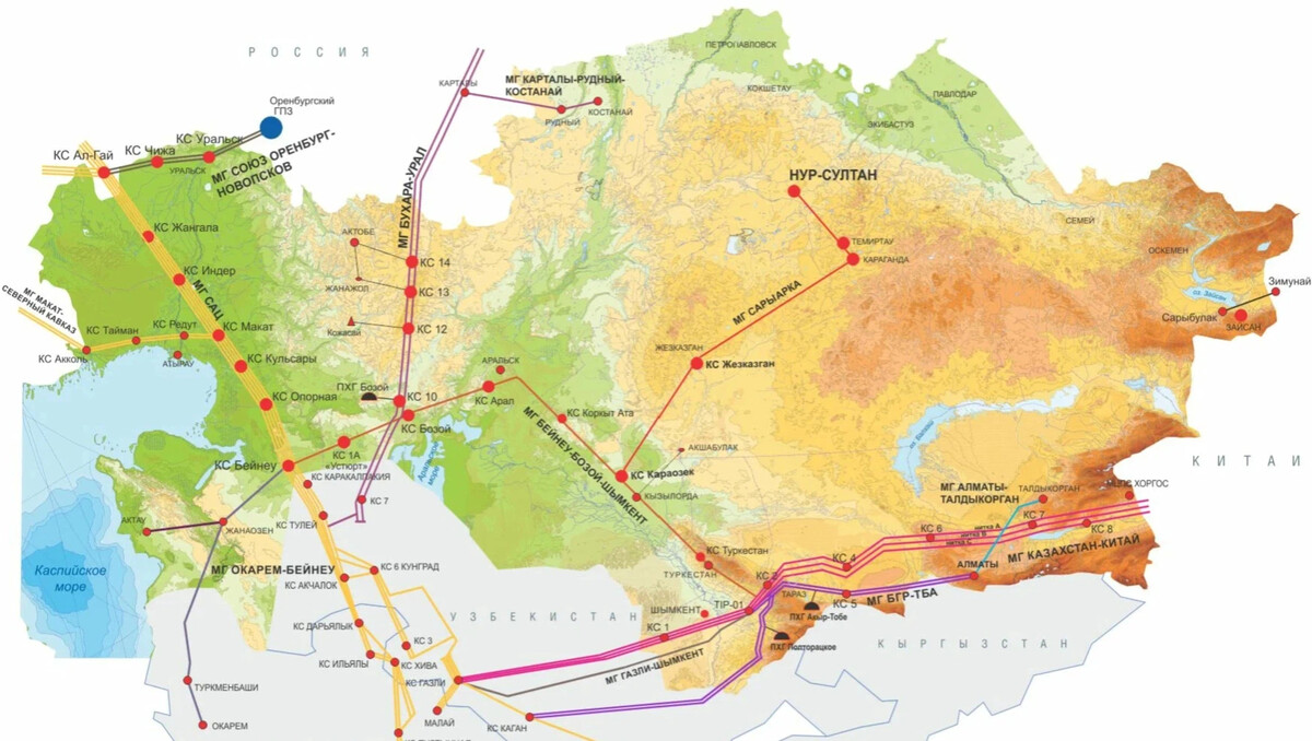 Карта актау карагандинская область