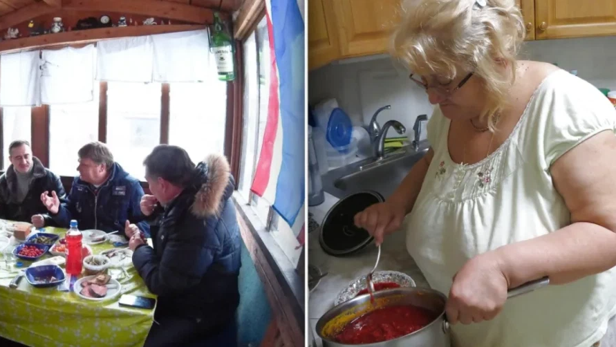 была в гостях приняли хорошо выгнали не.