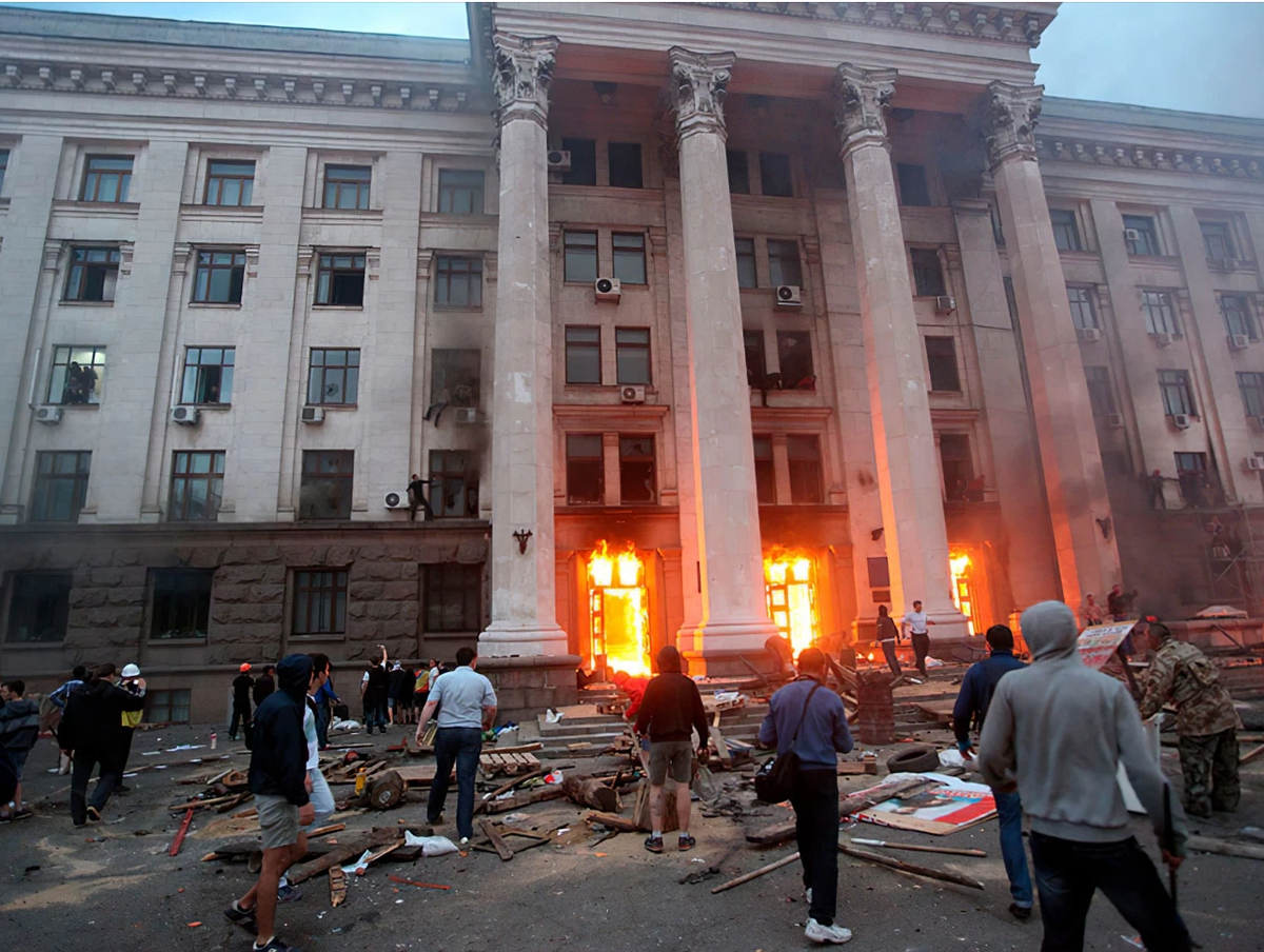 Фото сожженных в одессе