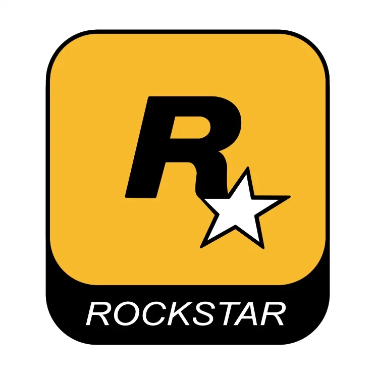 Rockstar games club. Эмблема Рокс. Логотип рокстар. Rockstar games. Логотип рокстар геймс.