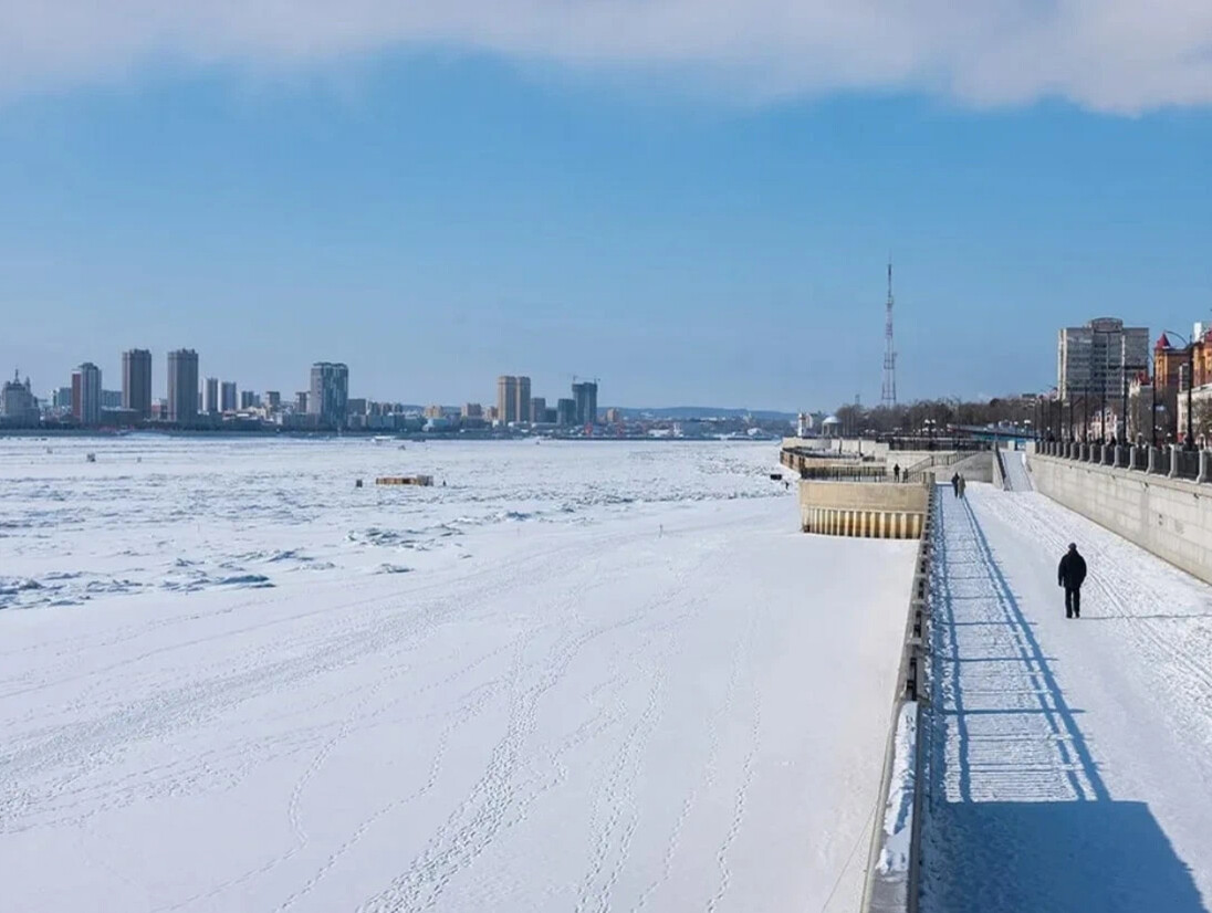 Благовещенск река амур китай
