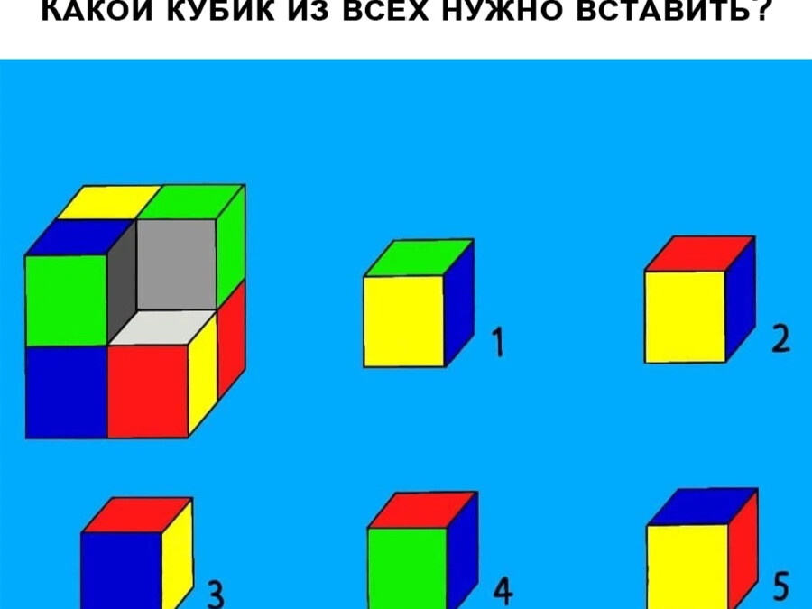 Какой из кубиков равного объема представленных на рисунке имеет наименьшую плотность