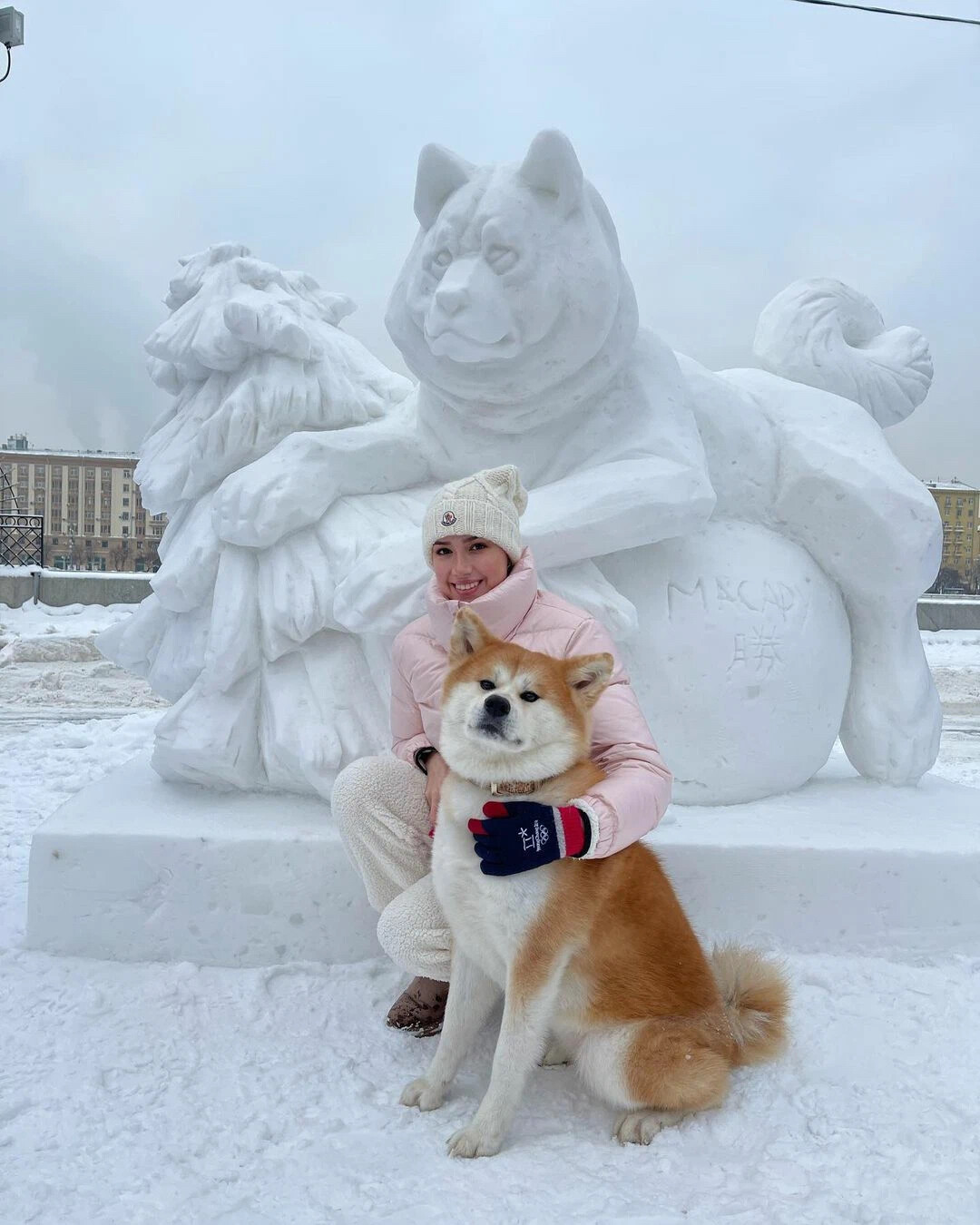 снег и лед в москве 2022