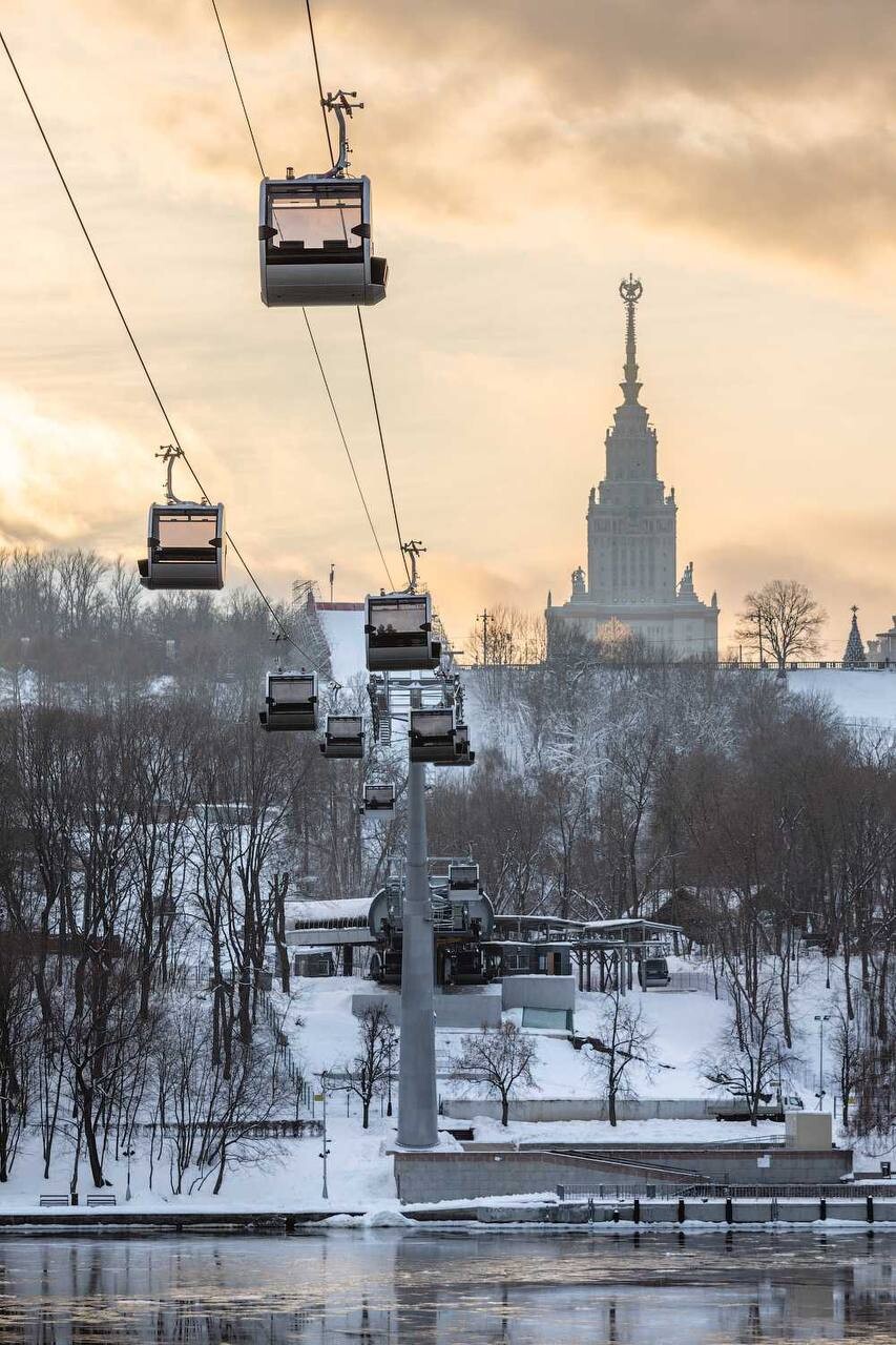 Канатная дорога москва фото