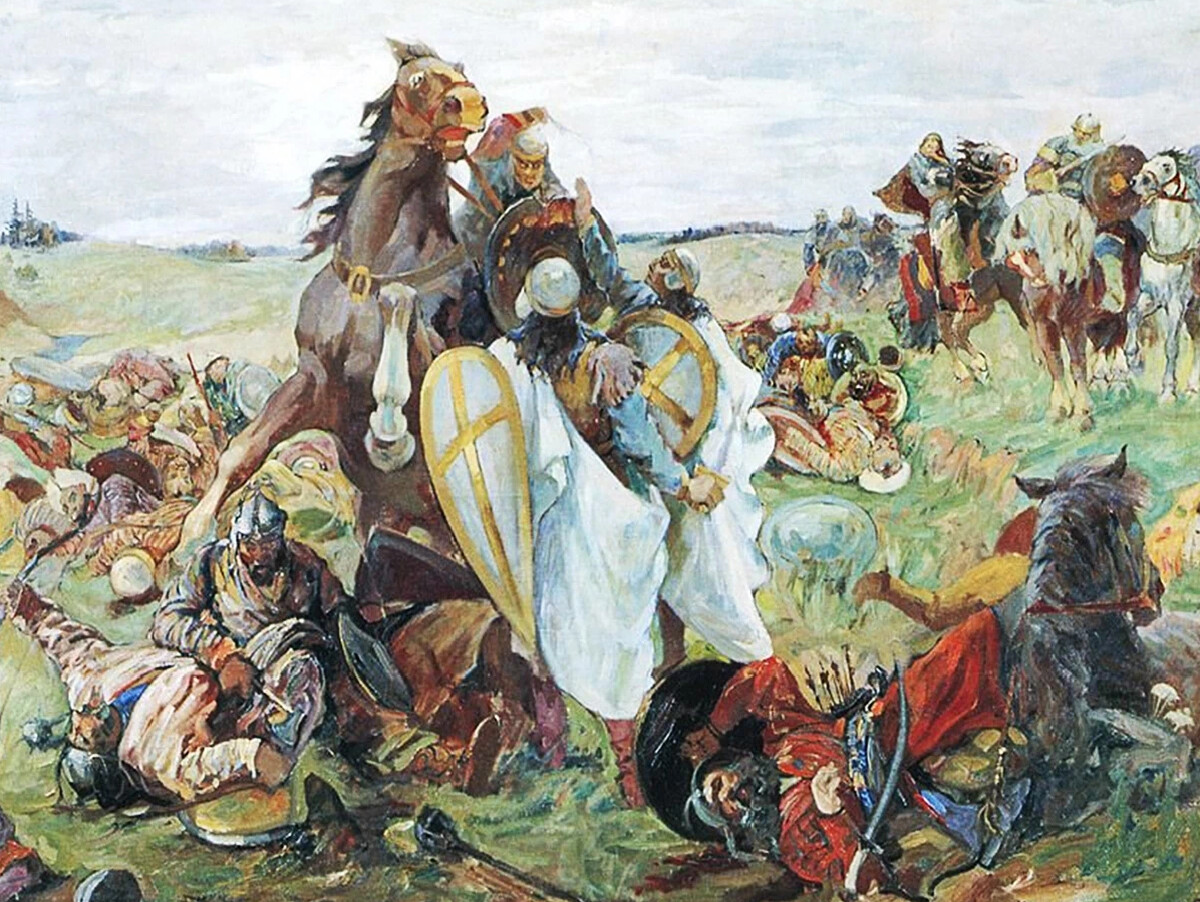 Битва на калке картина художник