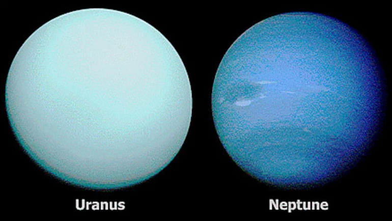 между ураном и нептуном. между ураном и нептуном. ледяные гиганты планеты уран и нептун. слайд уран и нептун. нептун газовый гигант.