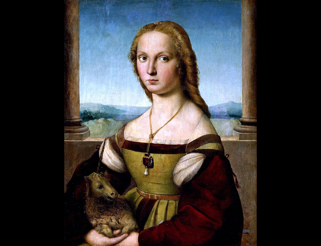 Рафаэль санти картина дама с единорогом