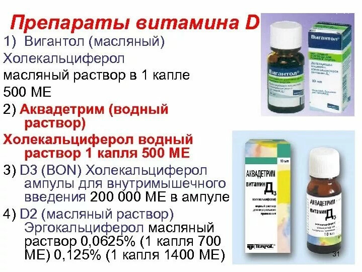 Как принимать аквадетрим взрослым в каплях при дефиците витамина д схема