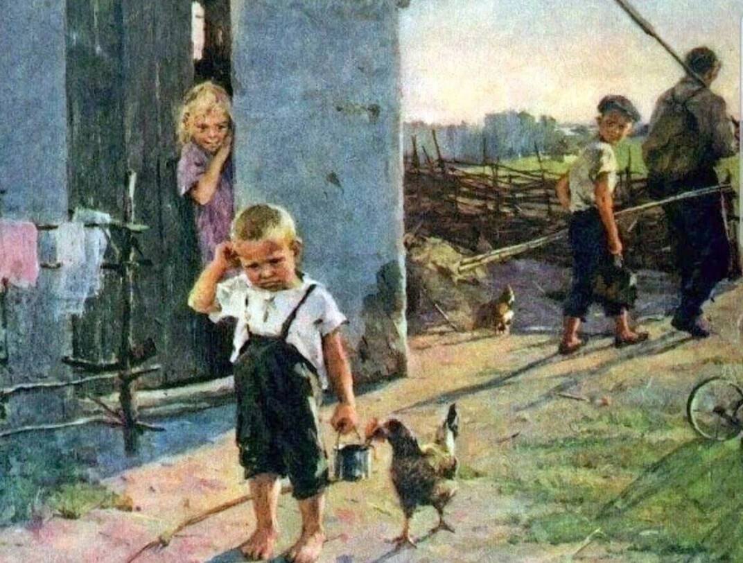 Ксения Успенская «не взяли на рыбалку», 1955 год