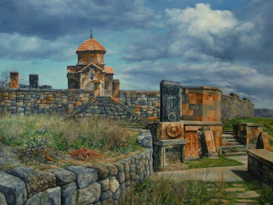 Армянская церковь картина