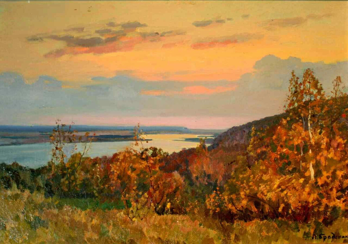 Картина бродская апрель