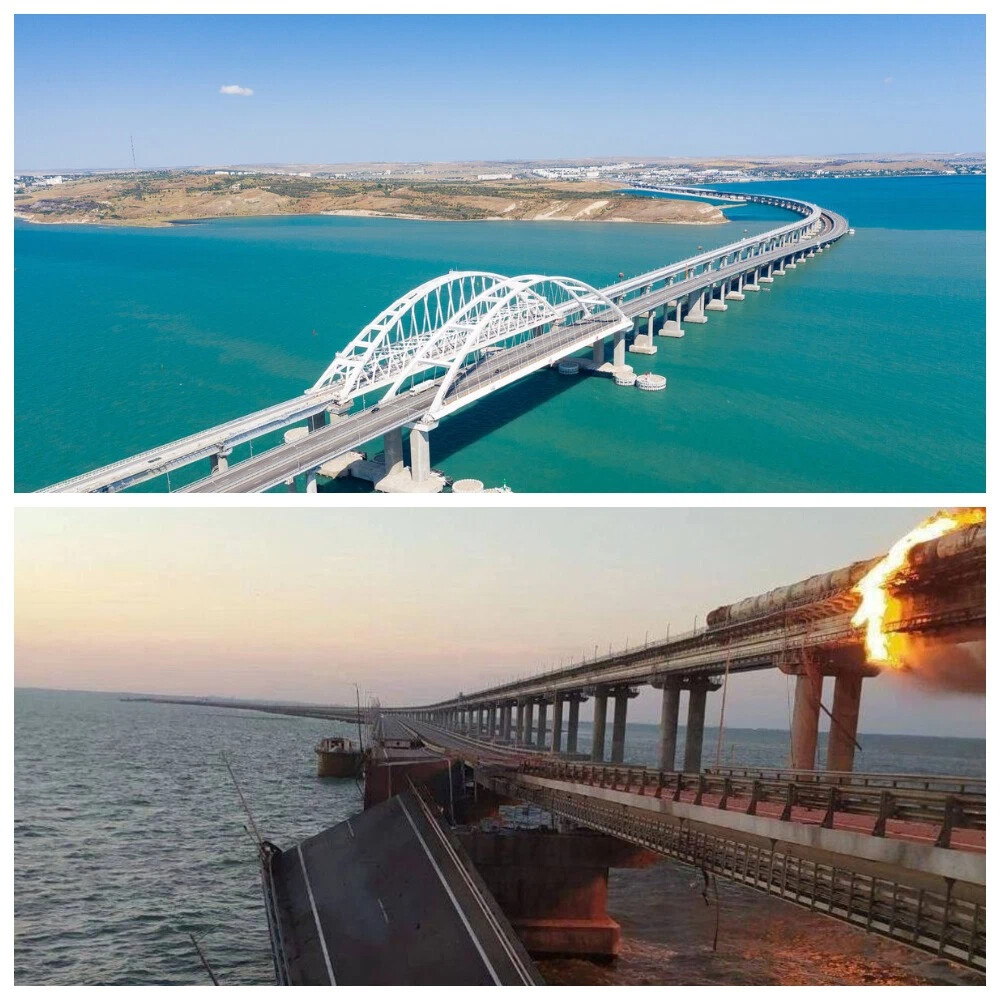 Керченского моста протяженностью около 19 километров. Крымский мост.
