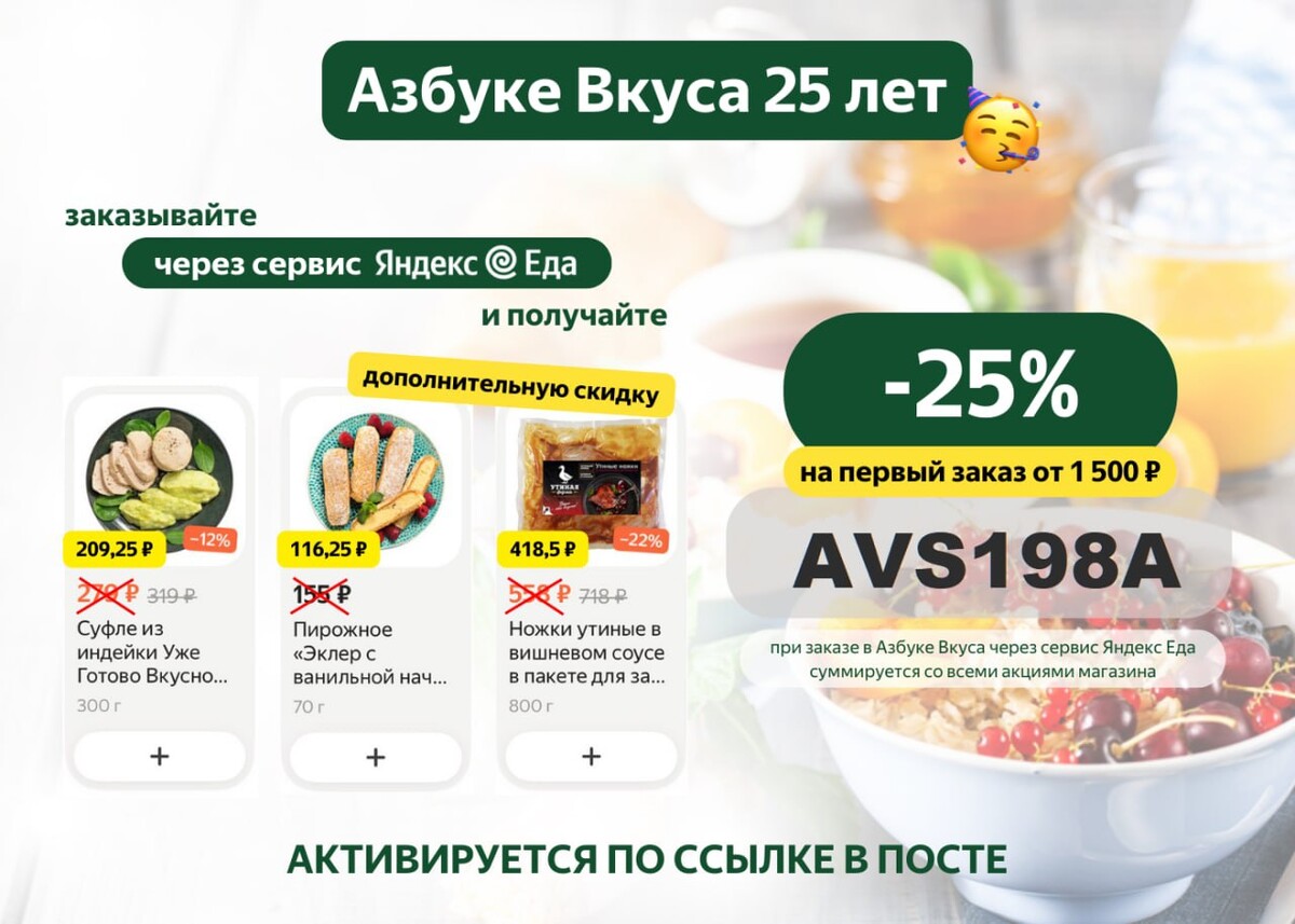 Азбука вкуса скидочная карта