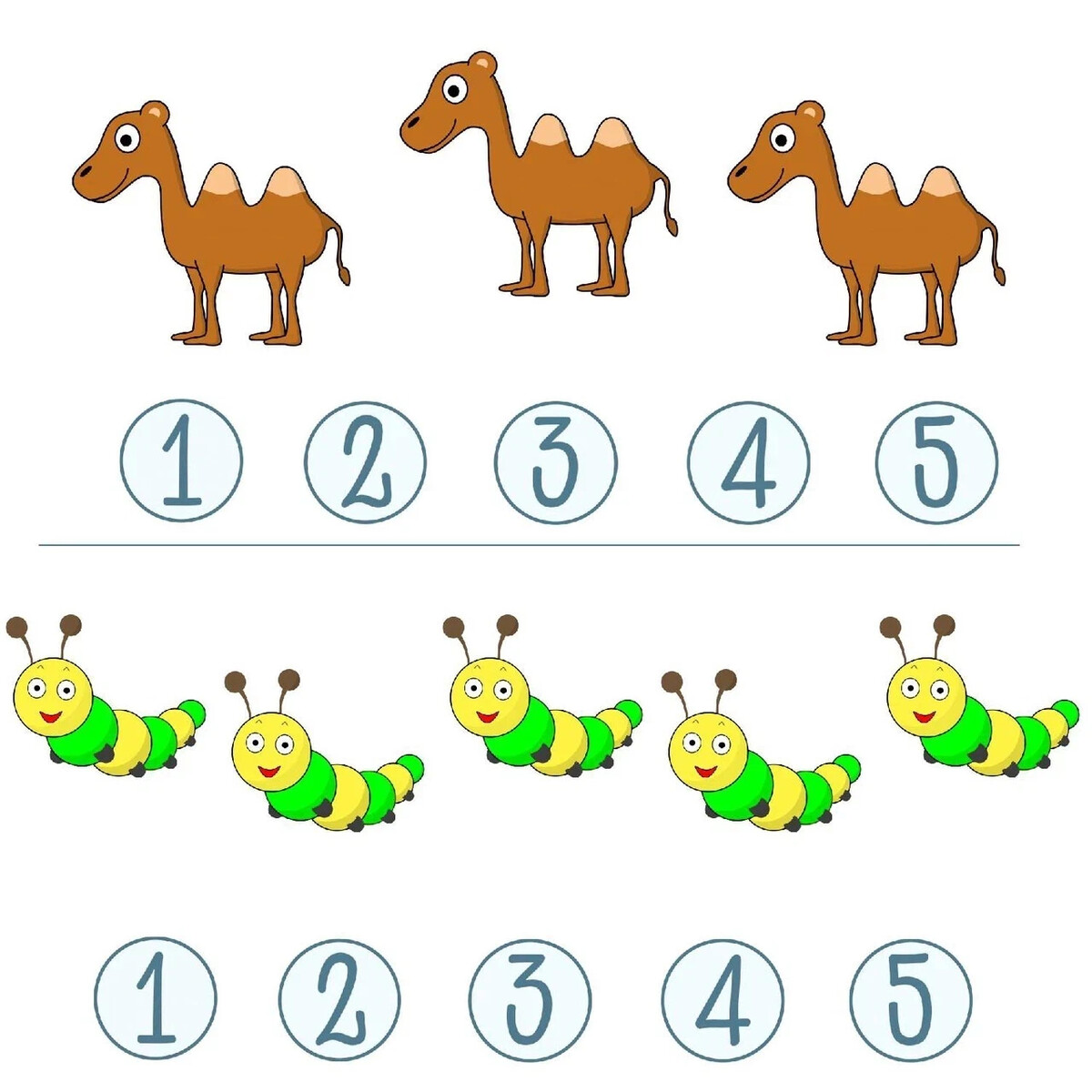 Картинки счет до 5
