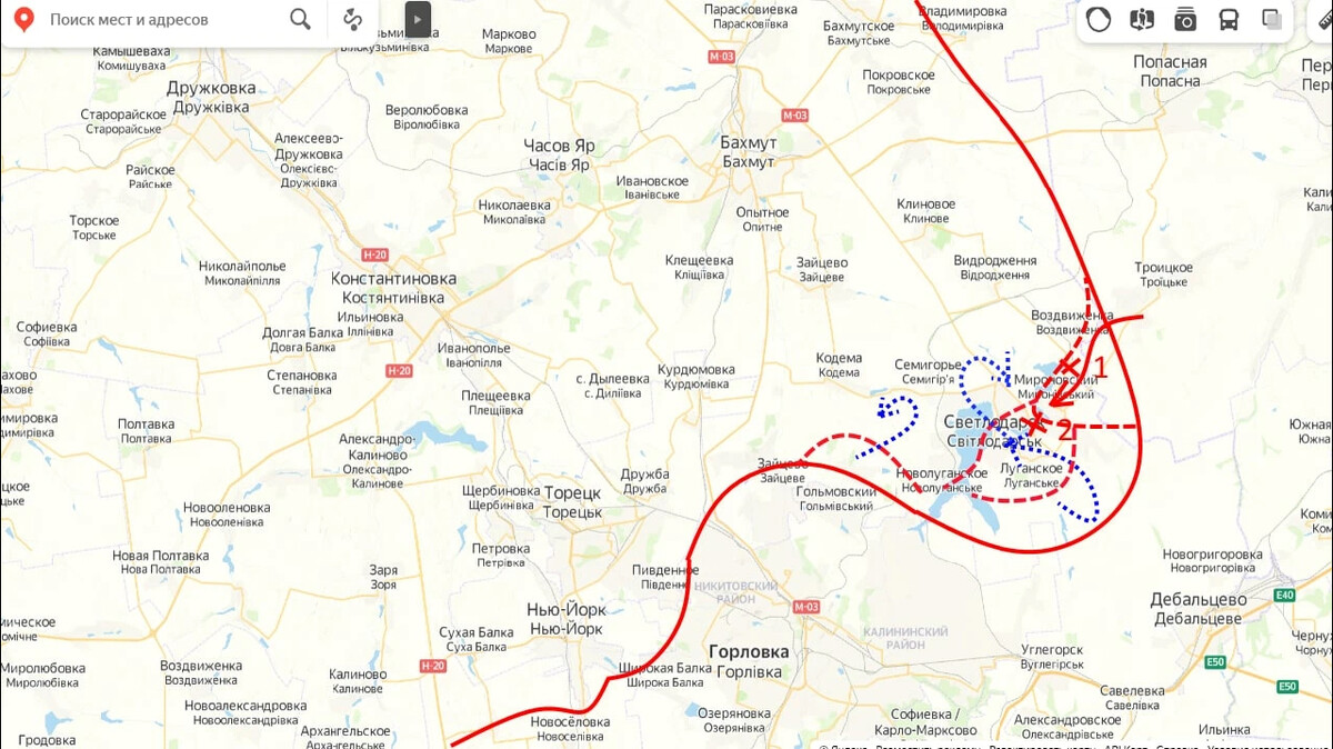 Карта украины светлодарск на карте