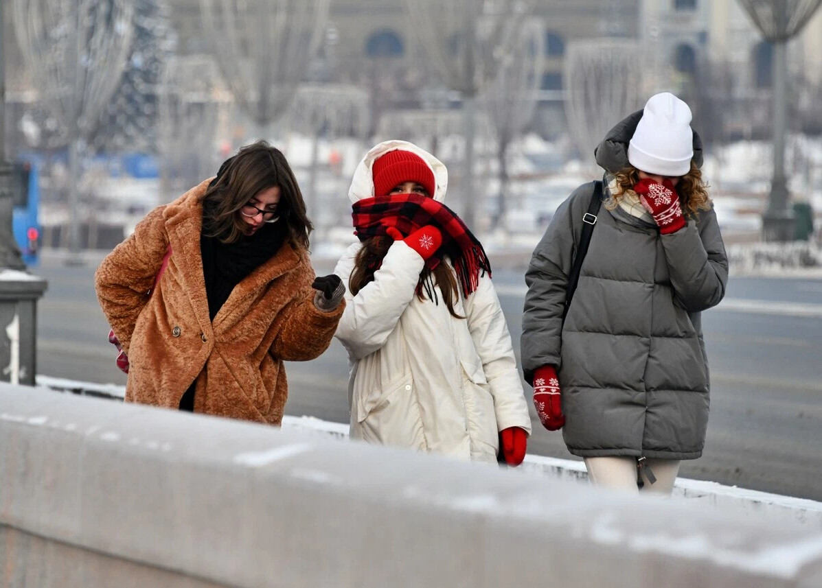 Мороз в Москве