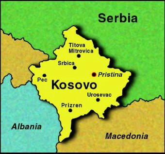 Карта сербия косово на карте