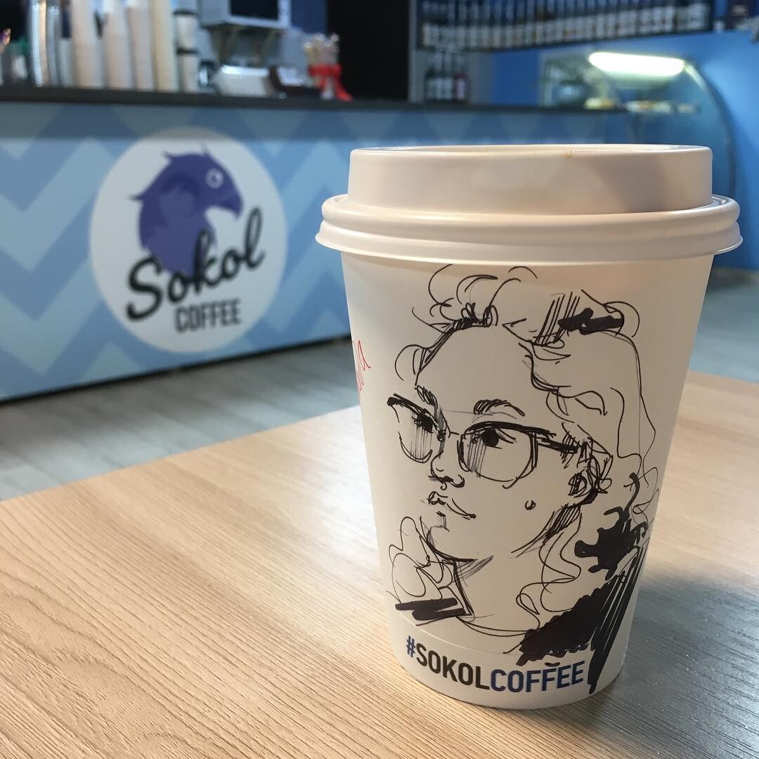 Sokol coffee. Влада Лабунская.