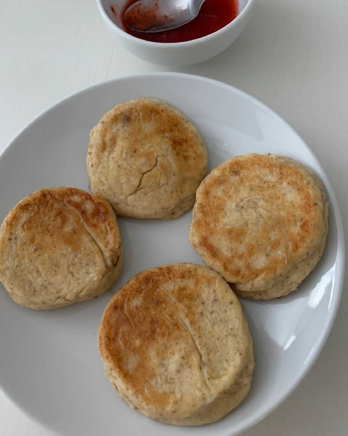 Лепешки из льняной муки