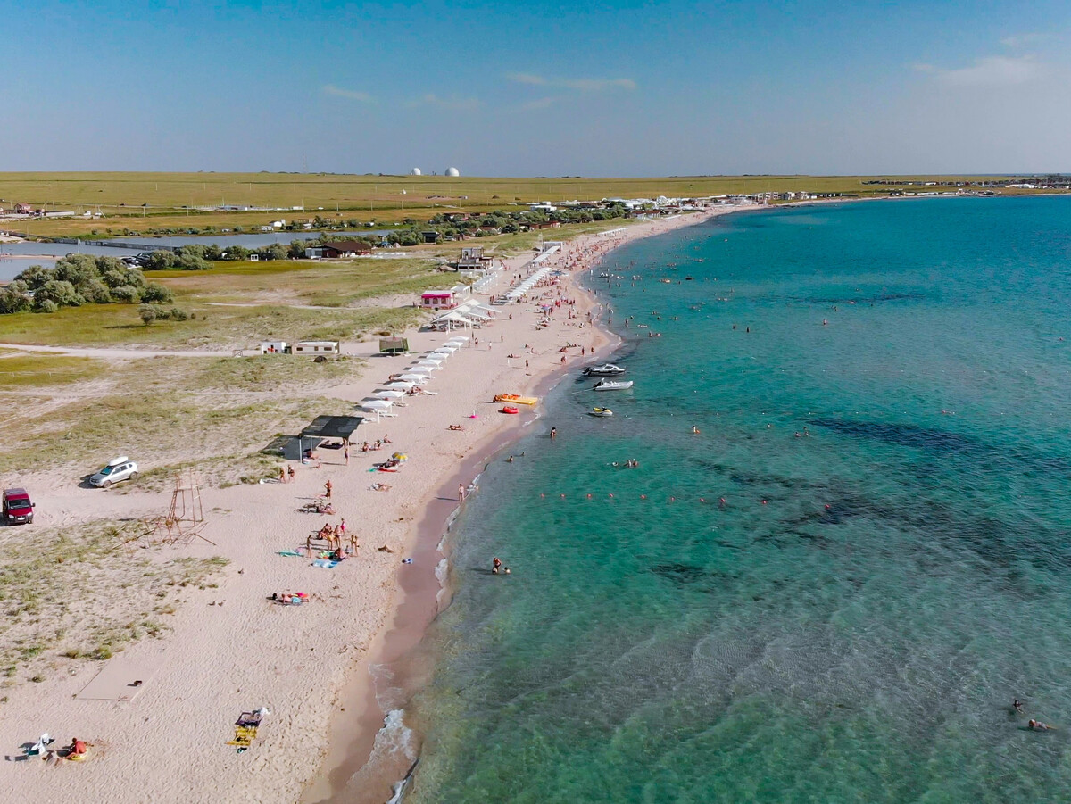 Фото пляж оленевка крым реальные