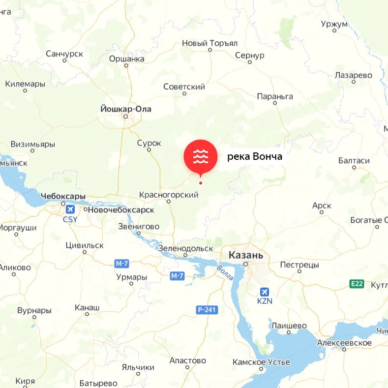 Река мария на карте