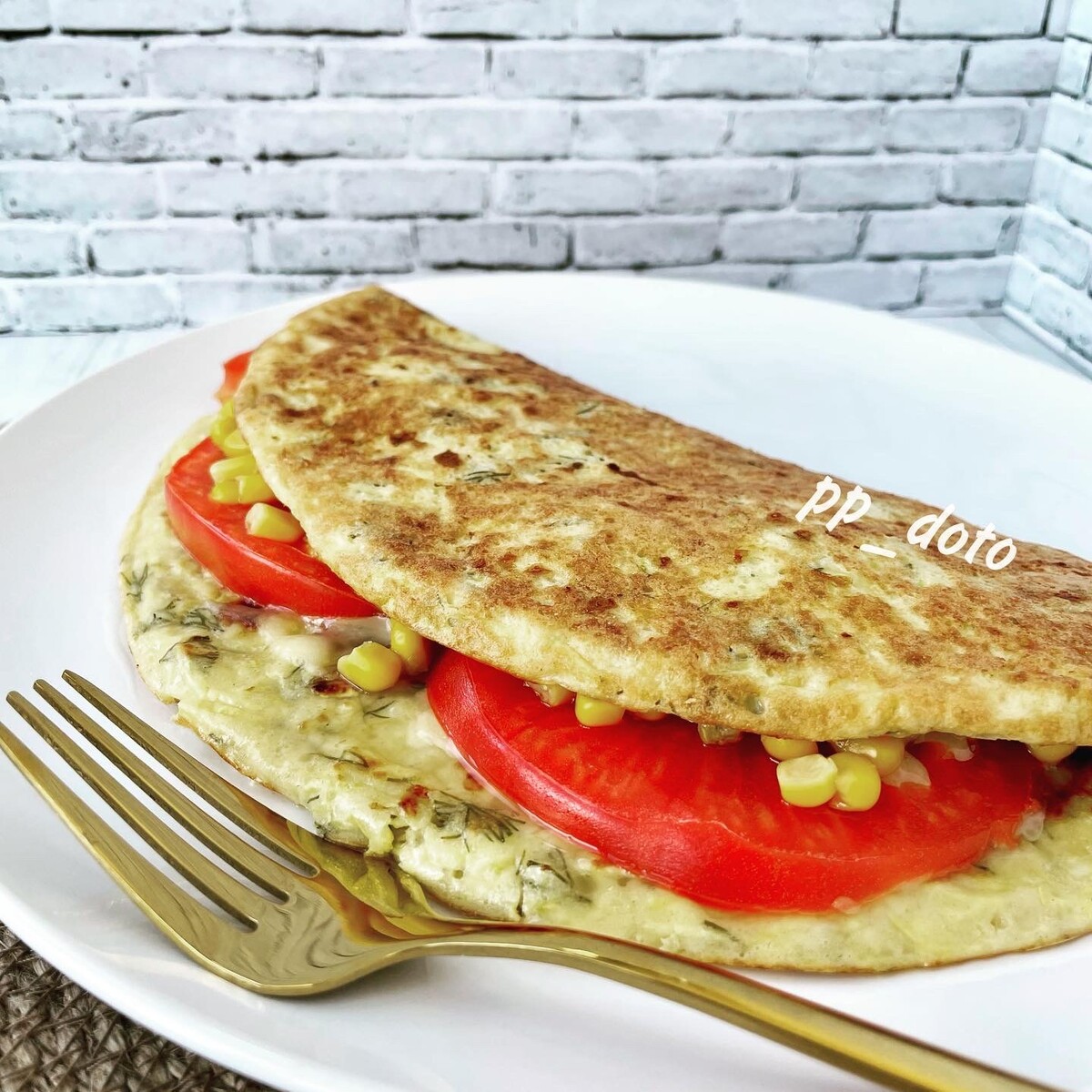 Блинчики из цукини и банана