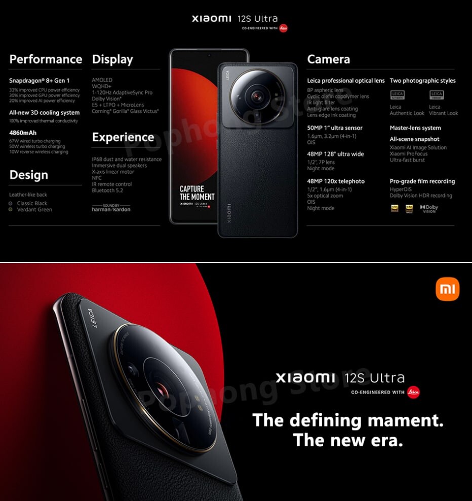 Xiaomi 12s ultra презентация