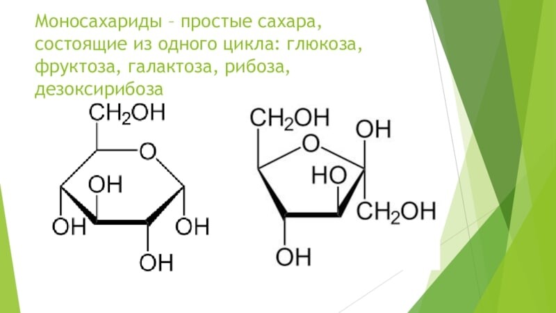 Рибоза дезоксирибоза глюкоза фруктоза