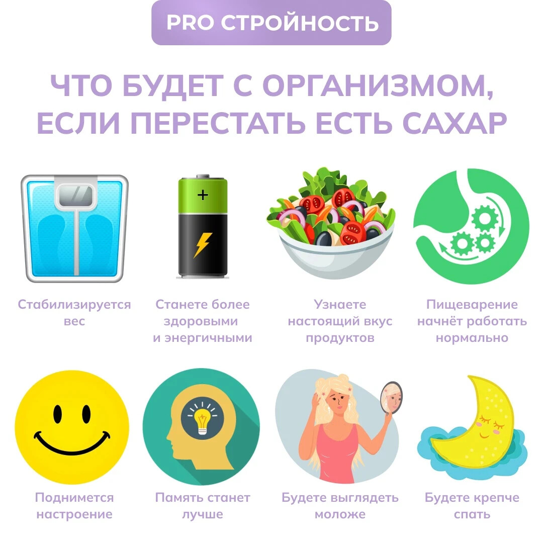 Что будет если не есть сахар