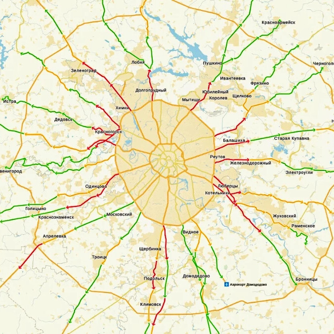 Центр земли москва. Карта шоссе Московской области. Карта загруженности Москвы. Садовое ТТК МКАД. Карта Москвы с трассами и шоссе.