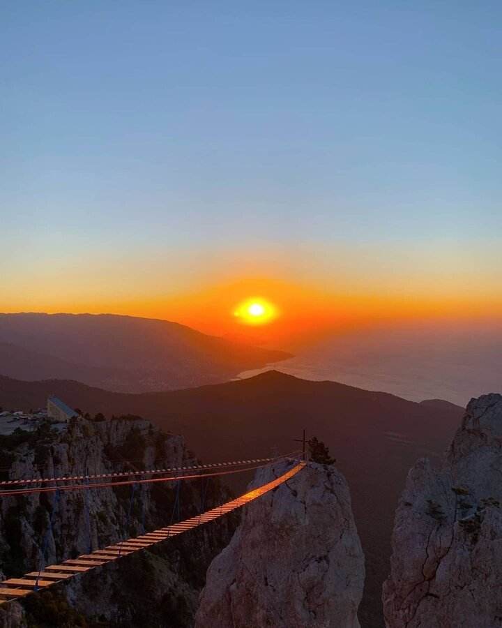 Закат на ай Петри