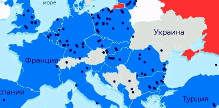 Границы нато 97 года карта