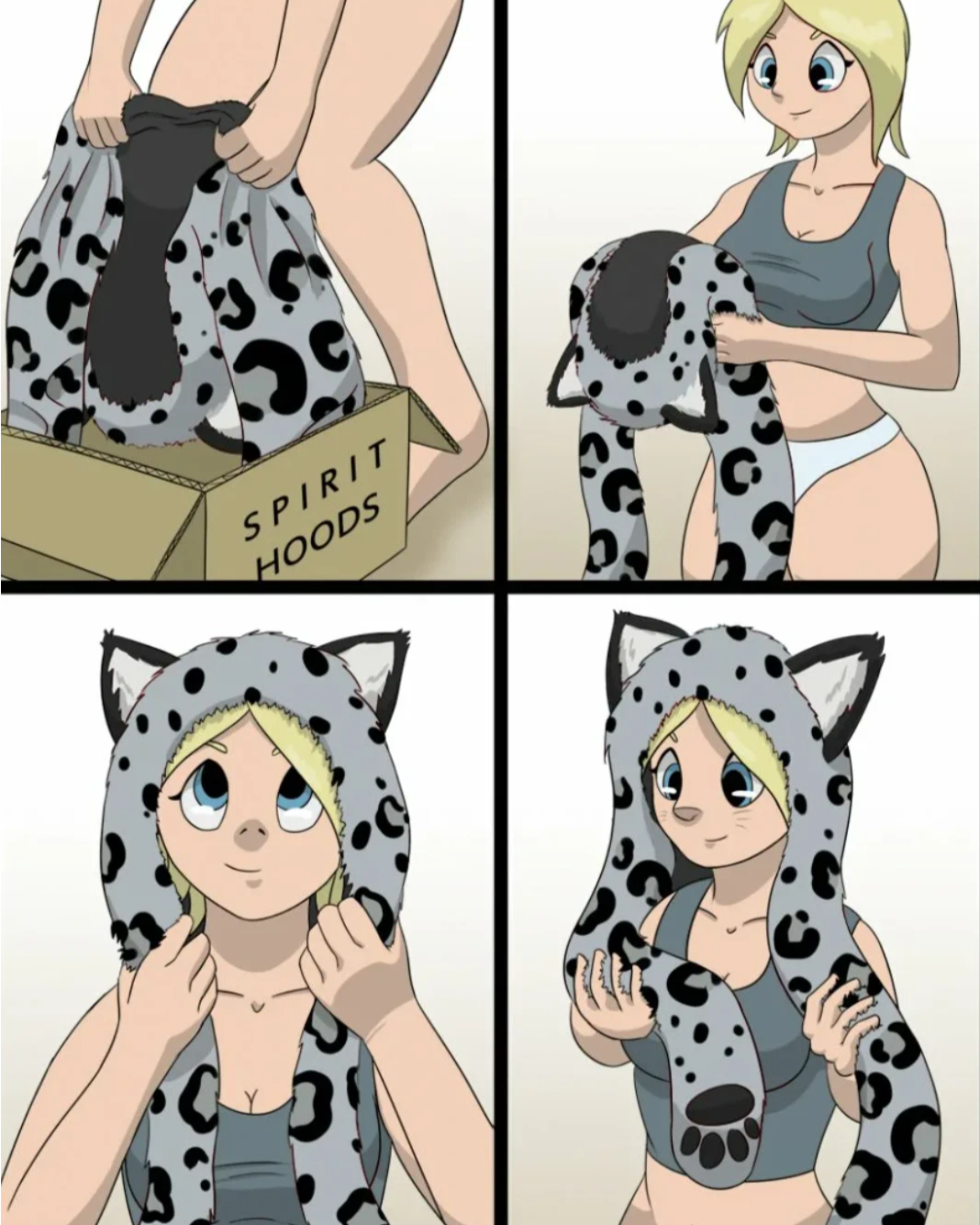 Furry transformation comic