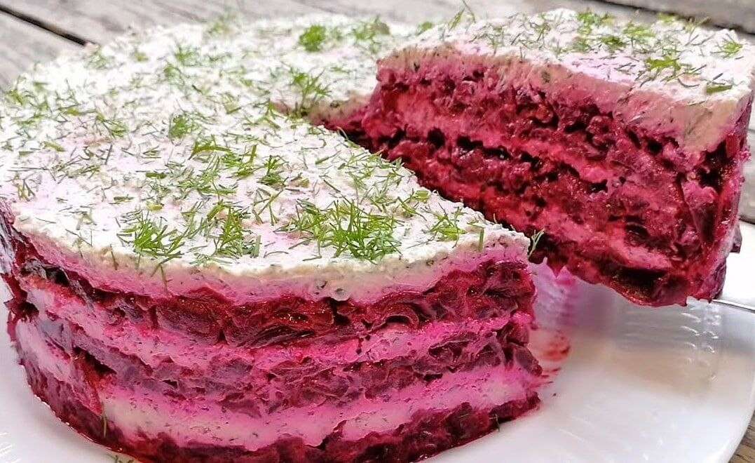 Торт овощной слоями рецепт с фото пошагово