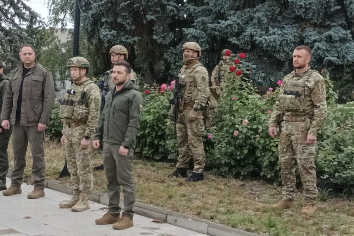 Зеленский в Изюме