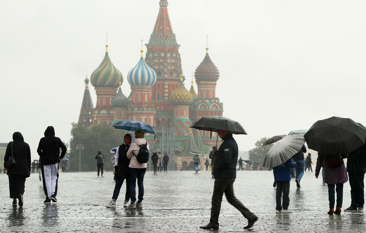 Москва был ли дождь