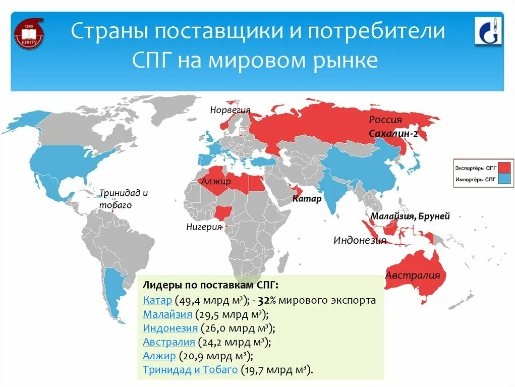 Карта заводов спг в россии