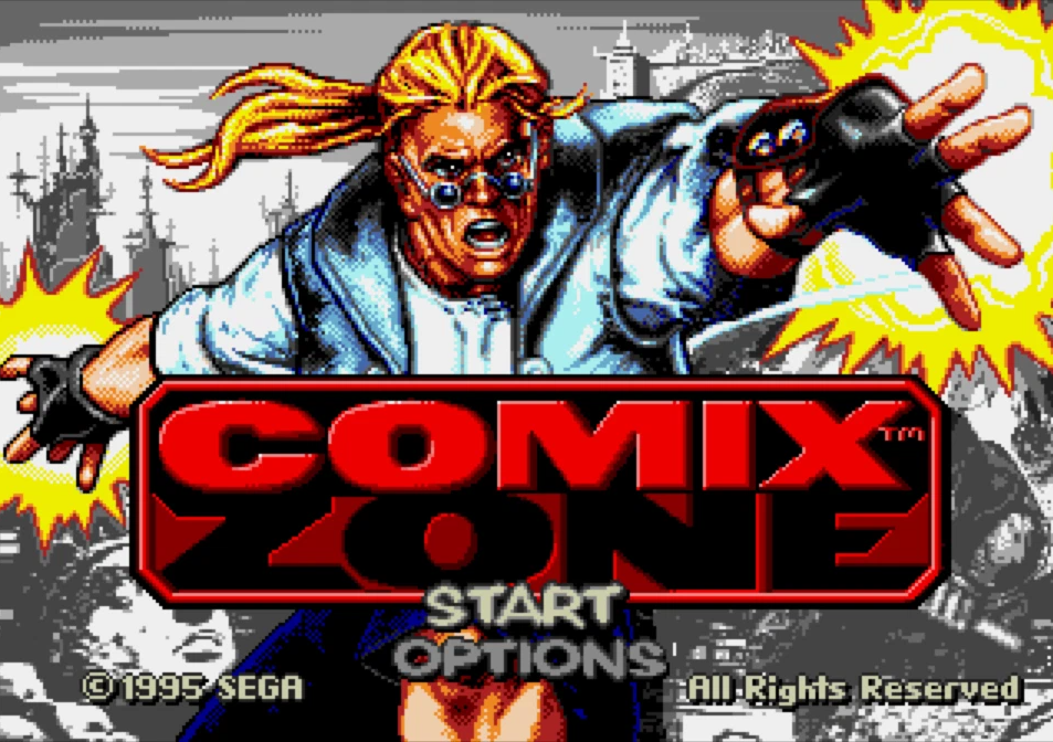 Комикс зон. Игра Sega: comix Zone. Sega Mega Drive comix Zone. Comix Zone Sega обложка. Игра на сеге комикс зона.