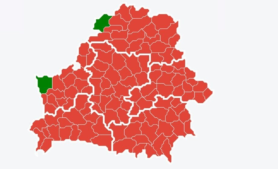 Карта министерства лесного хозяйства беларуси