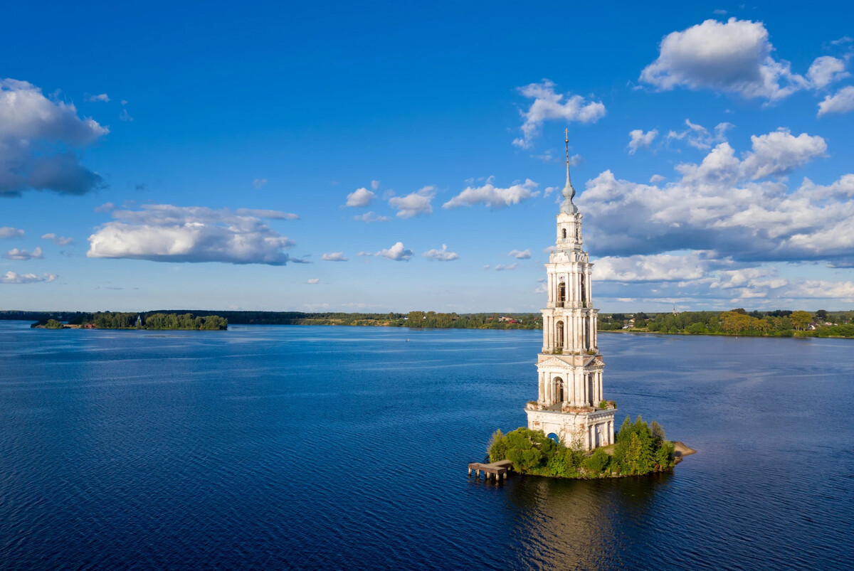 Калязинская колокольня внутри