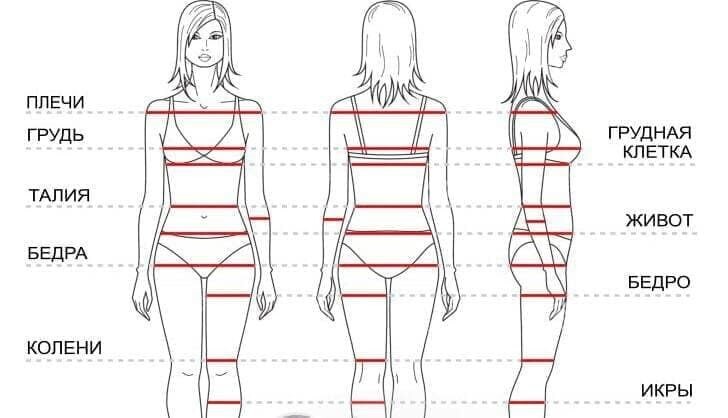 Как правильно измерить бедра у женщин фото сантиметром и талию