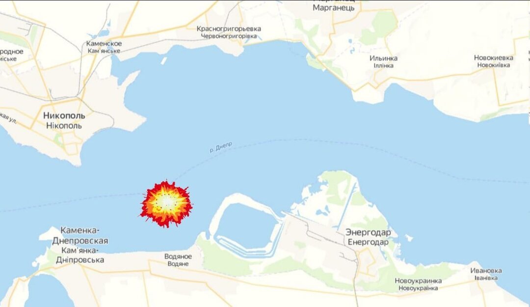 Карта украины город энергодар