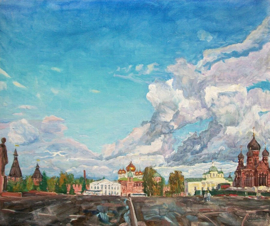 Город тула нарисовать