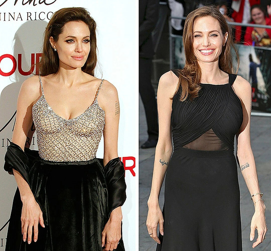 Эффектные кривые, воплощающие женственность и гламур звезды Анджелины Джоли